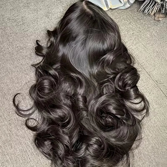 HD 40 Inches 250% 5x5 Glueless Ready To Wear Closure Burmese Remy Human Hair 13x6 Lace Front Human Hair Wigs Transparent Body Wave 13x4 Lace Frontal Wig