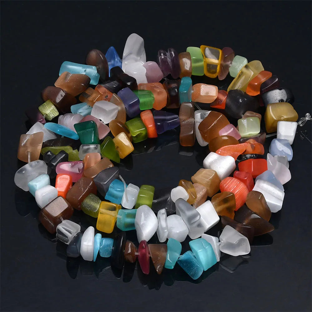 16 inch Natural Stone Beads Chips Beads 5-8mm Irregular Crystal Agate Gravel Beads Diy Bracelet For Jewelry making