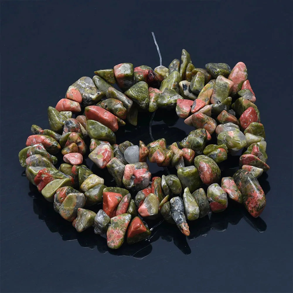 16 inch Natural Stone Beads Chips Beads 5-8mm Irregular Crystal Agate Gravel Beads Diy Bracelet For Jewelry making