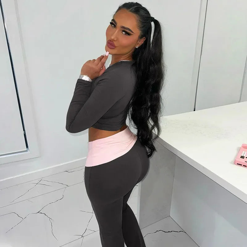 Two Piece Pants Set for Women