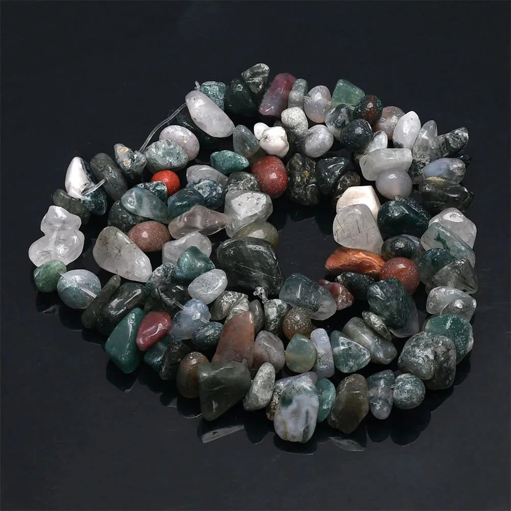 16 inch Natural Stone Beads Chips Beads 5-8mm Irregular Crystal Agate Gravel Beads Diy Bracelet For Jewelry making