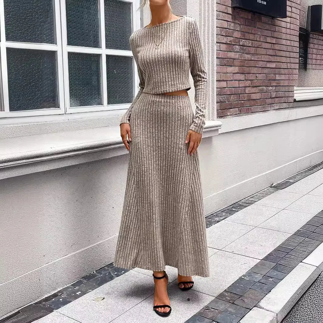 Elegant Lady Autumn matching set