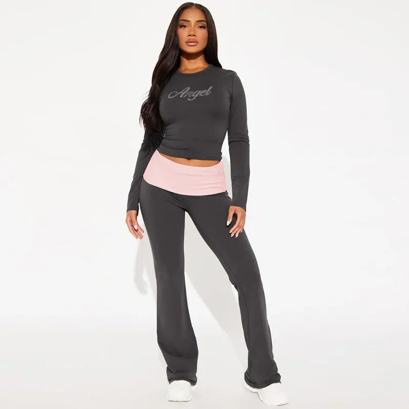 Two Piece Pants Set for Women